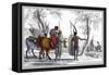 Caffarian Family Travelling-John Stewart-Framed Stretched Canvas