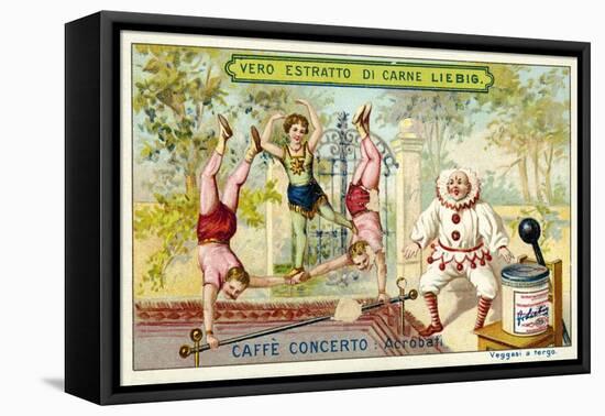 Caffe-Concerto: Acrobats-null-Framed Stretched Canvas