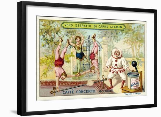 Caffe-Concerto: Acrobats-null-Framed Giclee Print