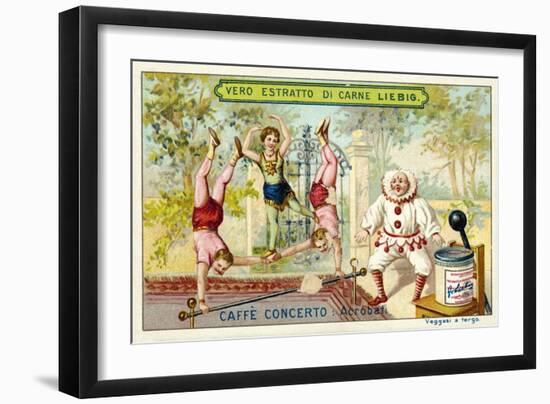 Caffe-Concerto: Acrobats-null-Framed Giclee Print