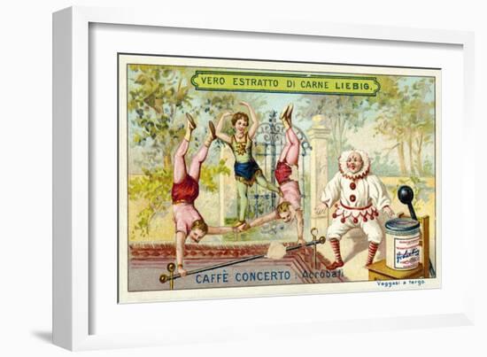 Caffe-Concerto: Acrobats-null-Framed Giclee Print