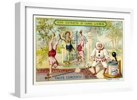 Caffe-Concerto: Acrobats-null-Framed Giclee Print