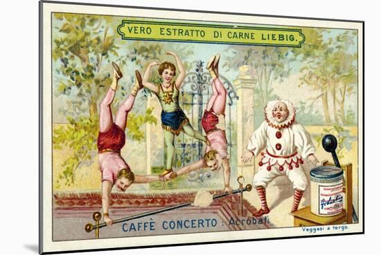 Caffe-Concerto: Acrobats-null-Mounted Giclee Print