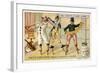 Caffe-Concerto: Eccentric Musical Clowns-null-Framed Giclee Print