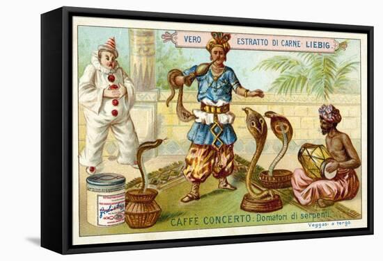 Caffe-Concerto: Snake Charmer-null-Framed Stretched Canvas