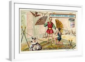 Caffe-Concerto: Tightrope Dancers-null-Framed Giclee Print