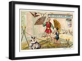 Caffe-Concerto: Tightrope Dancers-null-Framed Giclee Print