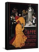 Caffe Espresso Servizio Istantaneo-V Ceccanti-Framed Stretched Canvas