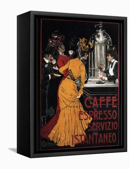Caffe Espresso Servizio Istantaneo-V Ceccanti-Framed Stretched Canvas