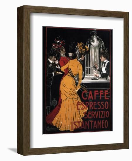 Caffe Espresso Servizio Istantaneo-V Ceccanti-Framed Art Print