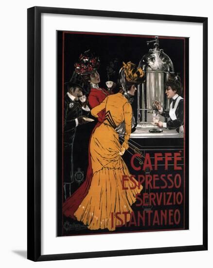 Caffe Espresso Servizio Istantaneo-V Ceccanti-Framed Art Print