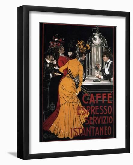 Caffe Espresso Servizio Istantaneo-V Ceccanti-Framed Art Print