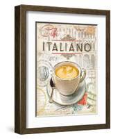 Caffe Italiano-Chad Barrett-Framed Art Print