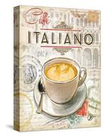 Caffe Italiano-Chad Barrett-Stretched Canvas