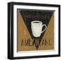 Caffe La Dolce Vita Americano-Arnie Fisk-Framed Art Print