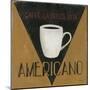 Caffe La Dolce Vita Americano-Arnie Fisk-Mounted Art Print