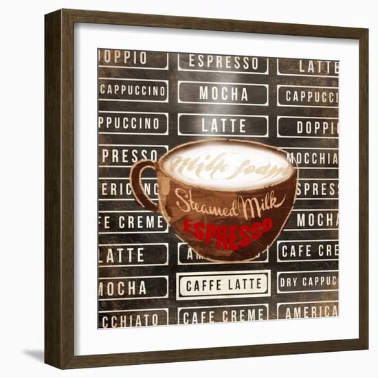 Caffe Latte Two-OnRei-Framed Art Print