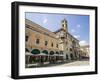 Caffe Meletti and Palazzo Dei Capitani Del Popolo, Piazzo Del Popolo, Ascoli Piceno-Jean Brooks-Framed Photographic Print