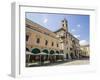 Caffe Meletti and Palazzo Dei Capitani Del Popolo, Piazzo Del Popolo, Ascoli Piceno-Jean Brooks-Framed Photographic Print