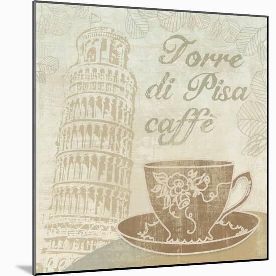 Caffe Pisa-Erin Clark-Mounted Giclee Print