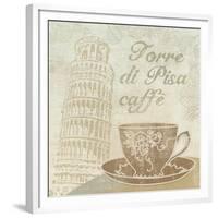 Caffe Pisa-Erin Clark-Framed Giclee Print