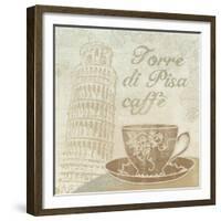 Caffe Pisa-Erin Clark-Framed Giclee Print