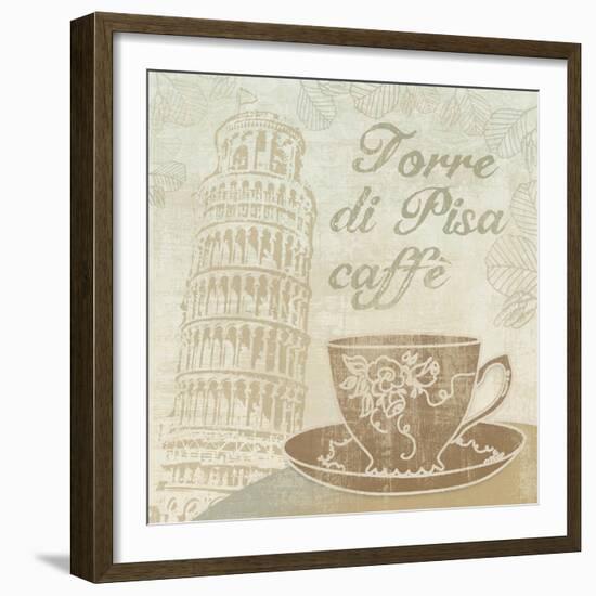 Caffe Pisa-Erin Clark-Framed Giclee Print