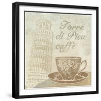 Caffe Pisa-Erin Clark-Framed Giclee Print