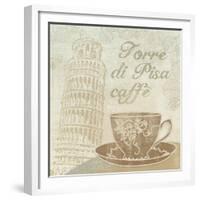 Caffe Pisa-Erin Clark-Framed Giclee Print