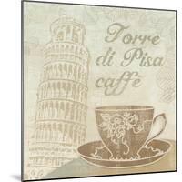 Caffe Pisa-Erin Clark-Mounted Giclee Print