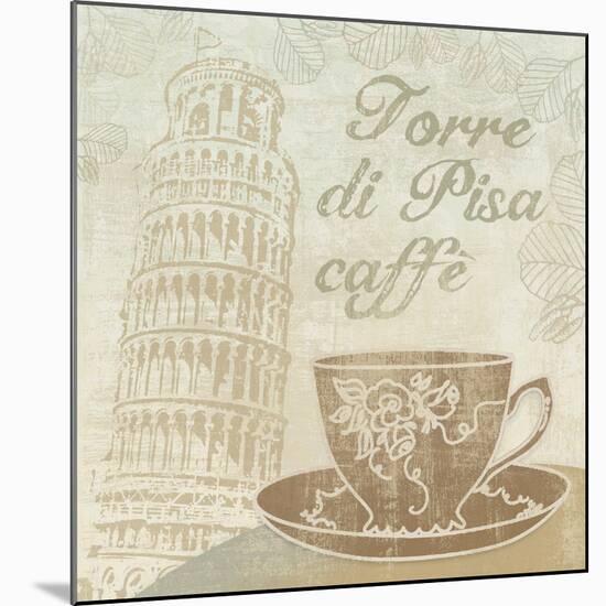 Caffe Pisa-Erin Clark-Mounted Giclee Print