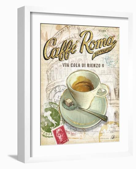 Caffe Roma-Chad Barrett-Framed Art Print