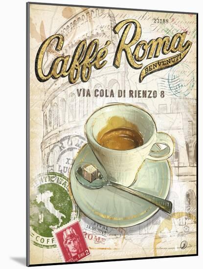Caffe Roma-Chad Barrett-Mounted Art Print