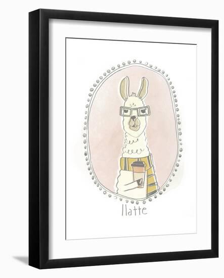 Caffeinated Cutie II-null-Framed Art Print