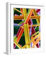 Caffeine Crystals, SEM-Dr. Jeremy Burgess-Framed Photographic Print