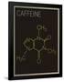 Caffeine Molecule Art Print Poster-null-Framed Poster