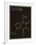 Caffeine Molecule Art Print Poster-null-Framed Art Print