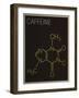 Caffeine Molecule Art Print Poster-null-Framed Art Print
