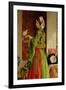 Caged Doves-John Frederick Lewis-Framed Giclee Print