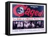 Caged, Eleanor Parker, Agnes Moorehead, Hope Emerson, 1950-null-Framed Stretched Canvas