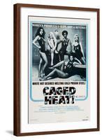 Caged Heat-null-Framed Art Print