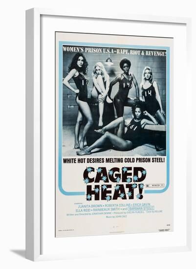 Caged Heat-null-Framed Art Print