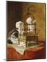 Caged Kittens-Henriette Ronner-Knip-Mounted Giclee Print