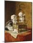 Caged Kittens-Henriette Ronner-Knip-Mounted Giclee Print