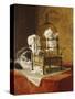 Caged Kittens-Henriette Ronner-Knip-Stretched Canvas