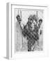 Caged Lion-null-Framed Photographic Print