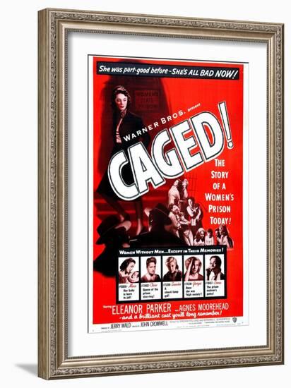 Caged-null-Framed Art Print