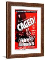 Caged-null-Framed Art Print