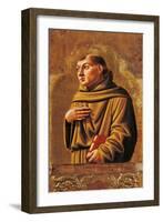 Cagli Polyptych, St. Anthony of Padua-l'Alunno di Liberatore-Framed Art Print