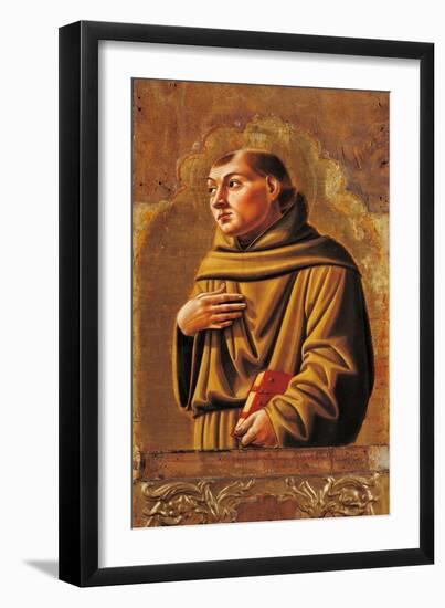 Cagli Polyptych, St. Anthony of Padua-l'Alunno di Liberatore-Framed Art Print